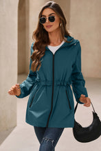 Ivy Lane Outdoor Waterproof Long Sleeve Hooded Windbreaker 