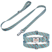 Custom  Engraved Dog or Cat Collar & Leash Set