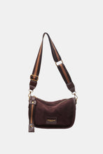 Suede Adjustable Strap Shoulder Bag 