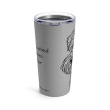 Paws & Reflect: Wheaten Terrier 20oz Stainless Steel Tumbler - Light Gray Printify