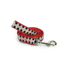 Black & White Plaid - Dog Leash White Helen