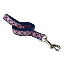 Preppy Plaid - Dog Leash White Helen