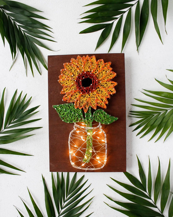 Creative Kit/String Art Sunflower ABC-018 Byzantium Pontus