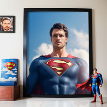 Personalized Portrait - Superman with Frame