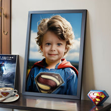 Personalized Portrait - Superman with Frame