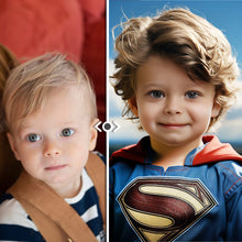 Personalized Portrait - Superman with Frame