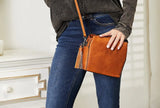 Vegan Leather Crossbody Bag Trendsi