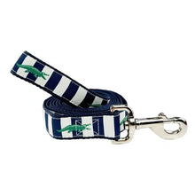 Alligators (Navy) - Dog Leash White Helen