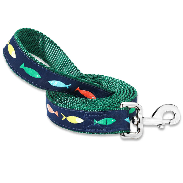 Funky Fish - Dog Leash White Helen