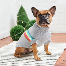 Retro Dog Sweater - Grey Mix