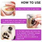 Dog Skin Conditioner + Dog Paw & Nose BalmHow to use instructions. 