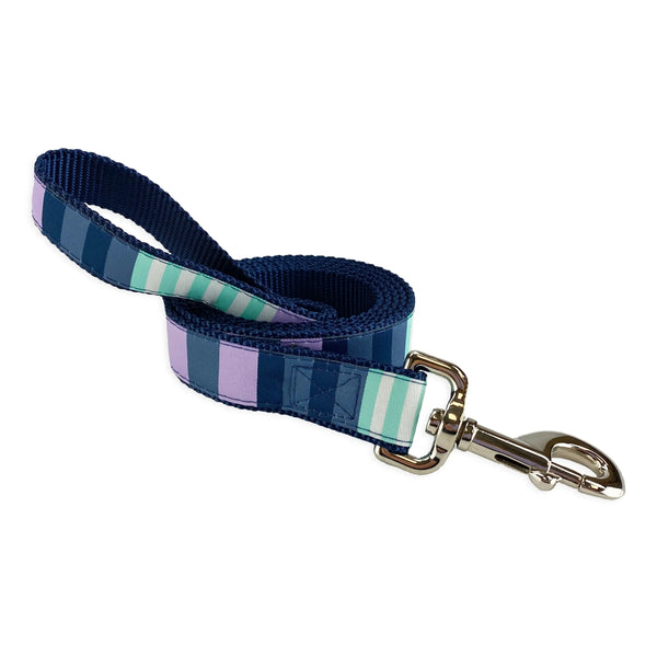 Metro Stripes - Dog Leash White Helen