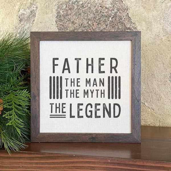 Father/Grandpa The Legend - Framed Sign