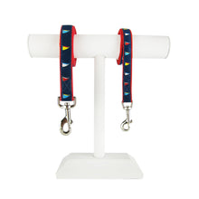 Sailboat - Dog Leash White Helen