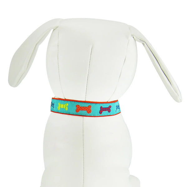 Party Bones - Dog Collar White Helen