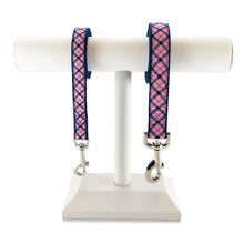 Preppy Plaid - Dog Leash White Helen