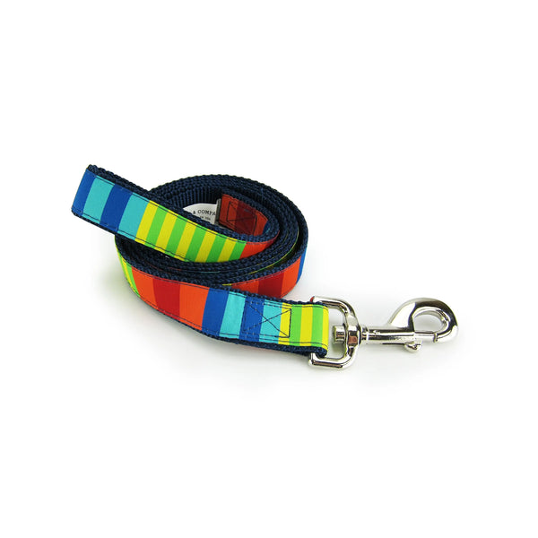 Party Stripes - Dog Leash White Helen