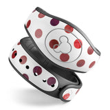 Dots- Decal Skin Wrap Kit for the Disney Magic Band - Red Dots