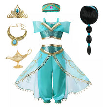 Full-Length Jasmine Princess Costume for Kids - Ideal for Birthdays and Cosplay