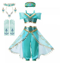 Full-Length Jasmine Princess Costume for Kids - Ideal for Birthdays and Cosplay