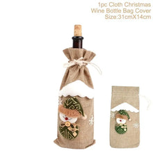 Holiday Cheer Wine Bottle Covers