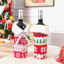 Holiday Cheer Wine Bottle Covers