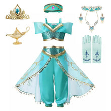 Full-Length Jasmine Princess Costume for Kids - Ideal for Birthdays and Cosplay