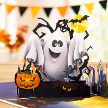 3D Ghost & Pumpkin Pop Up Greeting Card