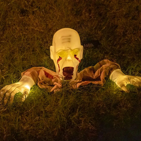 Halloween Outdoor Lighted Zombie