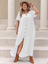 Radiant Curves Round Neck Half Sleeve Dress 