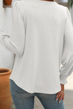 Square Neck Long Sleeve Top 