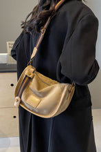 Suede Adjustable Strap Shoulder Bag 