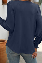 Square Neck Long Sleeve Top 