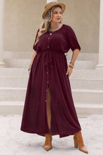 Radiant Curves Round Neck Half Sleeve Dress 