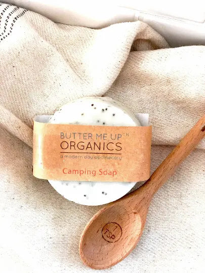 Organic Camping Soap - Bug Repellent/Shampoo Bar White Smokey