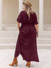 Radiant Curves Round Neck Half Sleeve Dress 