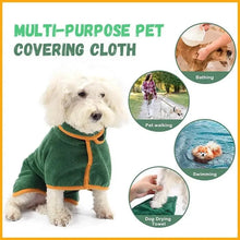 Microfiber Absorbent Pet Drying Coat Ariel Splash