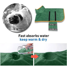 Microfiber Absorbent Pet Drying Coat Ariel Splash